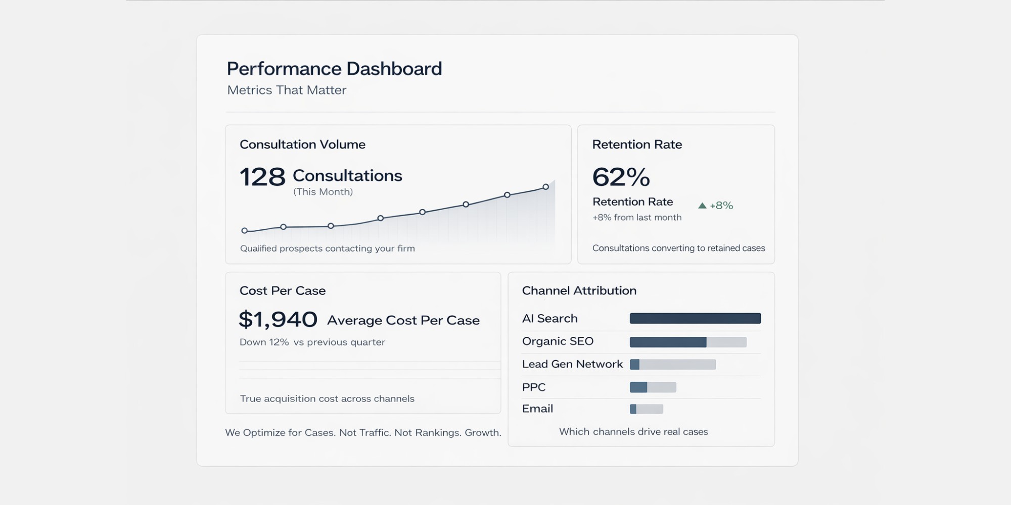 Legal Marketing Performance Dashboard - Metrics That Matter